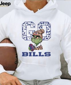 Grinch Leopard Buffalo Bills Go Bills Football Christmas t shirt