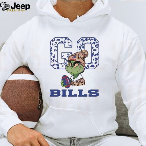 Grinch Leopard Buffalo Bills Go Bills Football Christmas t shirt