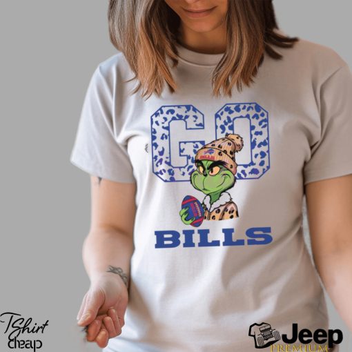 Grinch Leopard Go Bills Football Shirt