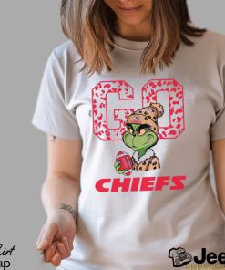 Grinch Leopard Go Chiefs Football Shirt