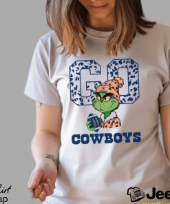 Grinch Leopard Go Cowboys Football Shirt