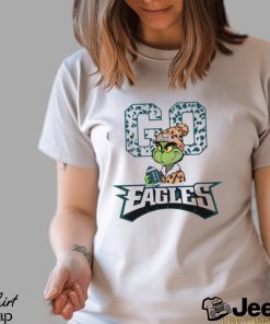 Grinch Leopard Go Eagles Football Shirt