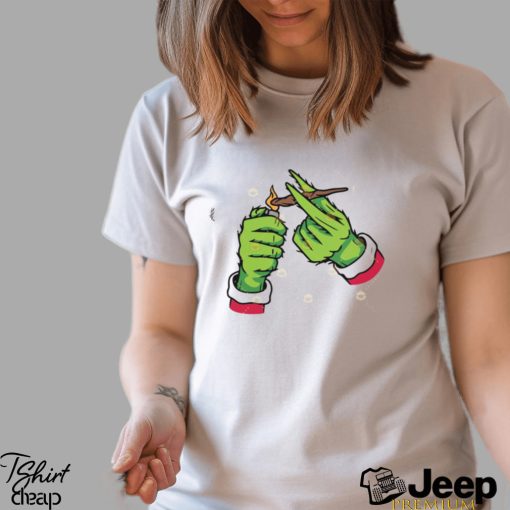 Grinch Lighting Cannabis Shirt