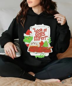 Grinch Look At This Mfer Christmas Tee Shirt