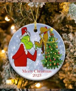 Grinch Love Dog Christmas Ornament Whoville Xmas Tree Decoration