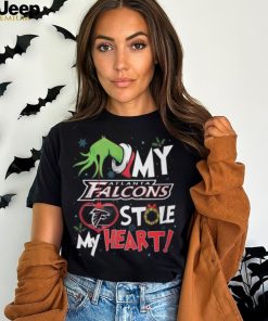 Grinch My Atlanta Falcons Stole My Heart Football T Shirt