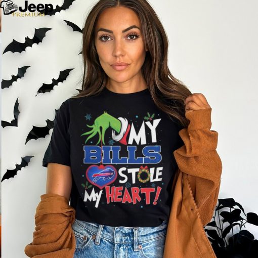 Grinch My Buffalo Bills Stole My Heart Football T Shirt