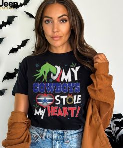 Grinch My Dallas Cowboys Stole My Heart Football T Shirt