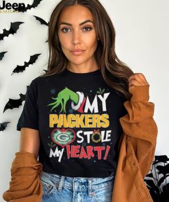 Grinch My Green Bay Packers Stole My Heart Football T Shirt