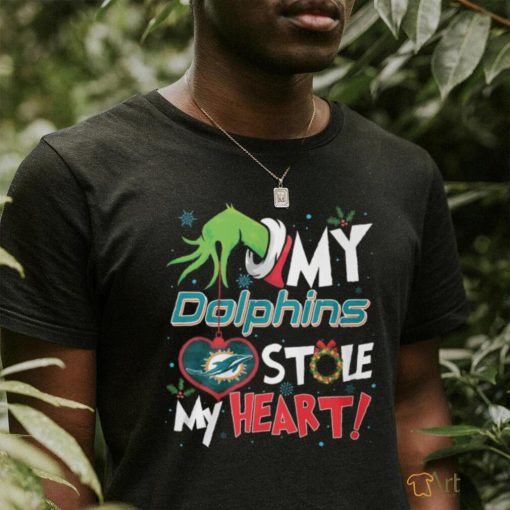 Grinch My Heart Miami Football Shirt