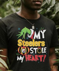 Grinch My Heart Pittsburgh Football Shirt