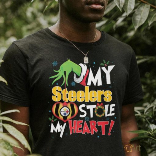 Grinch My Heart Pittsburgh Football Shirt