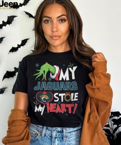 Grinch My Jacksonville Jaguars Stole My Heart Football T Shirt