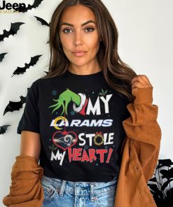 Grinch My Los Angeles Rams Stole My Heart Football T Shirt