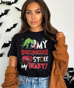 Grinch My Tampa Bay Buccaneers Stole My Heart Football T Shirt