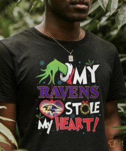 Grinch My heart Baltimore Football Shirt