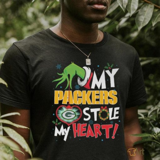 Grinch My heart Green Bay Football Shirt