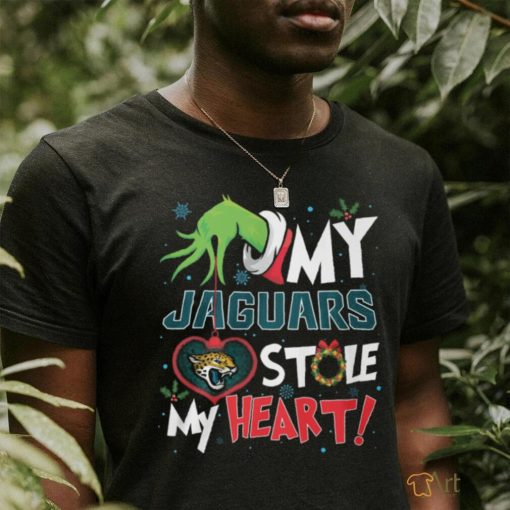 Grinch My heart Jacksonville Football Shirt