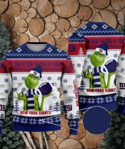 Grinch New York Giants New Design Ugly Christmas Sweaters