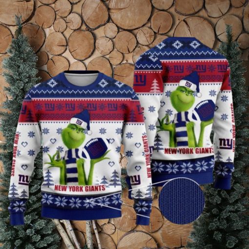 Grinch New York Giants New Design Ugly Christmas Sweaters