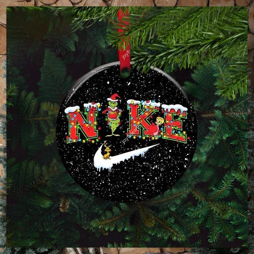 Grinch Nike Brand Christmas Tree Decorations Ornament