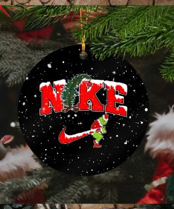 Grinch Nike Xmas Grinch Stole The Swoosh Funny 2023 Holiday Christmas Ornament