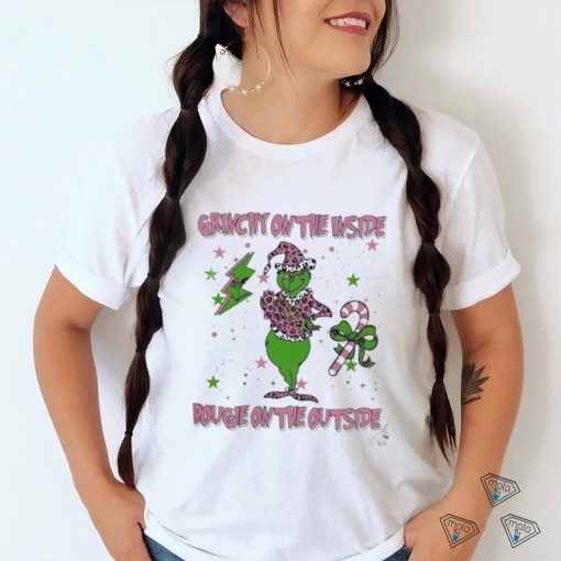 Grinch On The Inside Bougie On The Outside Christmas  shirt