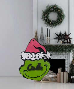 Grinch Ornaments, Custom Grinchmas, 3D Laser Cut, Personalized Ornament, Green Whoville Family, Green Monster Ornament, Grinchmas Sign