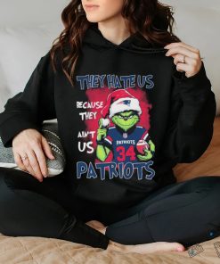 Grinch Rex Burkhead Christmas They Hate Us Because Ain’t Us New England Patriots Shirt