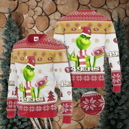 Grinch San Francisco 49Ers New Design Ugly Christmas Sweaters