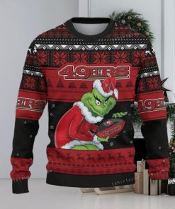 Grinch San Francisco 49er Red Ugly Sweater