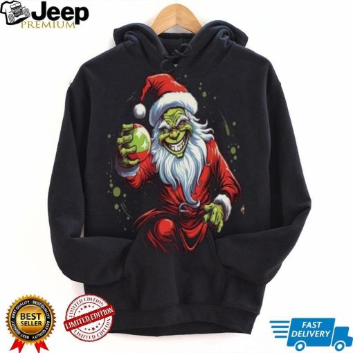 Grinch Santa Shirt, Unique Christmas Grinch Face Gift