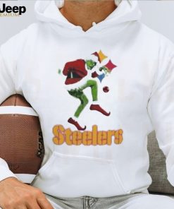 Grinch Santa Steelers Nfl Christmas Shirt