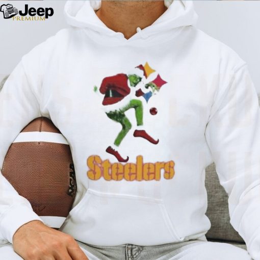 Grinch Santa Steelers Nfl Christmas Shirt