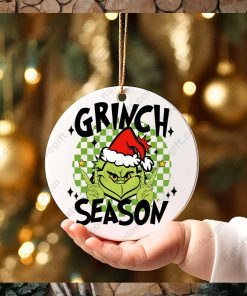 Grinch Season Grinchmas In My Grinches Era Grinch Christmas Ornament