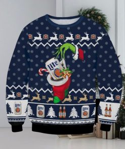 Grinch Steal Lite Beer In Christmas Ugly Sweater, Ugly Sweater Apparel