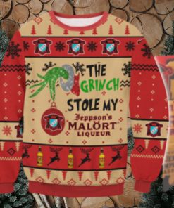 Grinch Stole Malort Ugly Sweater