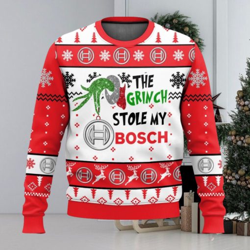 Grinch Stole My Bosch 3D Ugly Christmas Sweater Men And Women Christmas Gift