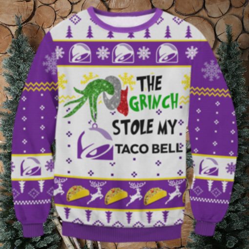 Grinch Stole Taco Bell Ugly Sweater