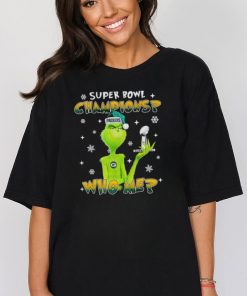 Grinch Super Bowl Champions Who Me Character Shirt