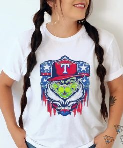 Grinch Texas Rangers Baseball Team MLB Logo shirt