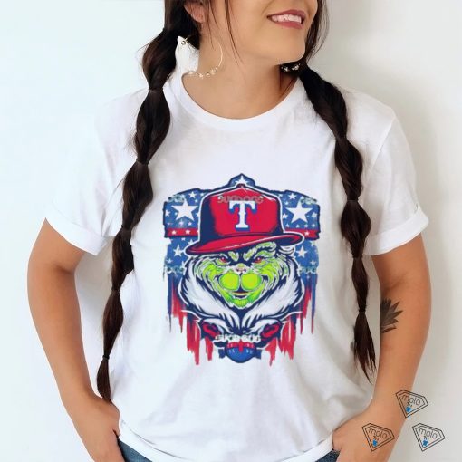 Grinch Texas Rangers Baseball Team MLB Logo shirt