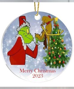 Grinch Tree Christmas Ornament, Gift For Christmas