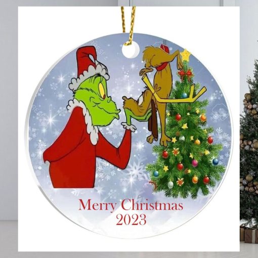 Grinch Tree Christmas Ornament, Gift For Christmas