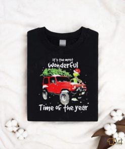 Grinch and truck it’s the most wonderful time of the year Christmas shirt