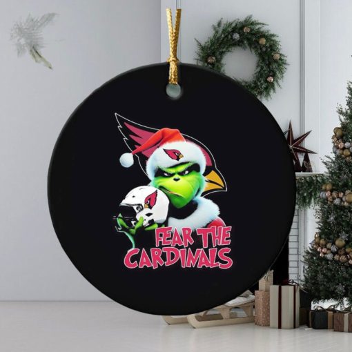 Grinch fear the Arizona Cardinals Christmas ornament