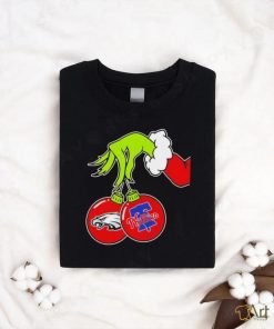 Grinch hand Philadelphia Eagles Phillies Christmas balls shirt