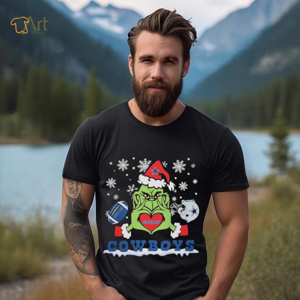 Cowboys best sale grinch shirt