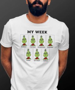 Grinch my week and Holiday Christmas funny shirt