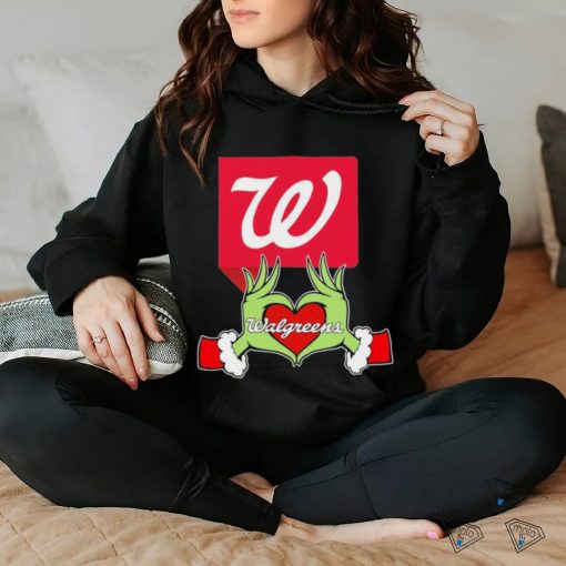 Grinch santa love Walgreens merry christmas shirt